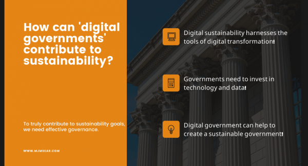 How can ‘digital governments’ contribute to sustainability?